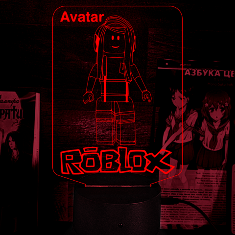 Акриловий 3D світильник-ночник Lego Avatar