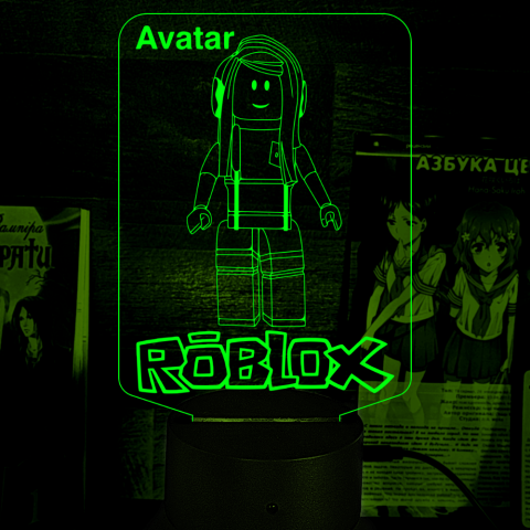 Акриловий 3D світильник-ночник Lego Avatar