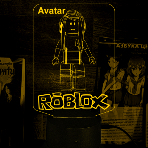 Акриловий 3D світильник-ночник Lego Avatar