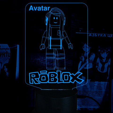 Акриловий 3D світильник-ночник Lego Avatar