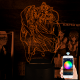 Акриловий 3D світильник-нічник Майстер демонічного культу