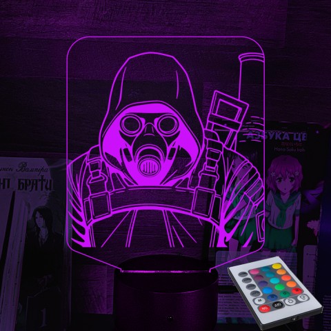 Акриловий 3D світильник-нічник S.T.A.L.K.E.R. 