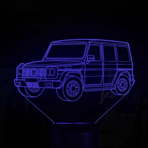Акриловий 3D світильник-нічник Mercedes-Benz G