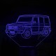 Акриловий 3D світильник-нічник Mercedes-Benz G
