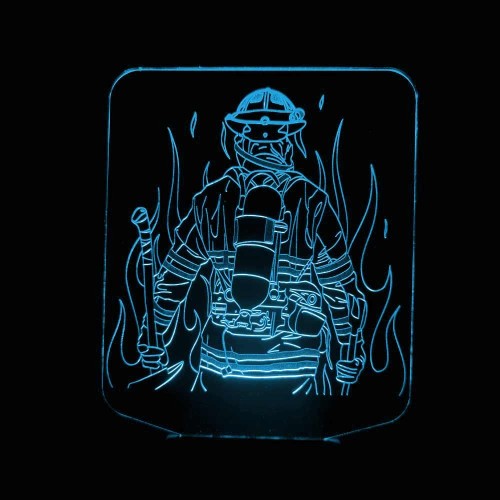 Акриловий 3D світильник-нічник Поже́жник