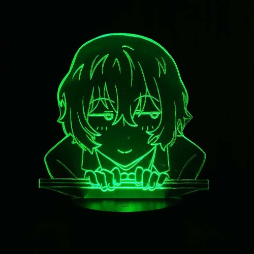 Акриловий 3D світильник-нічник Осаму Дазай "Великий з Бродячих Псів"