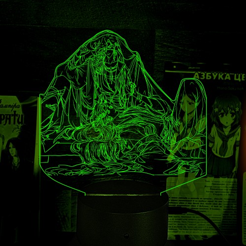 Акриловий 3D світильник-нічник «Благословення небожителів»
