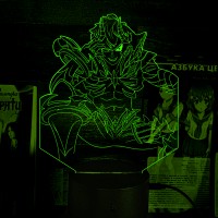 Акриловый 3D светильник-ночник Кен Канеки Токийский Гуль