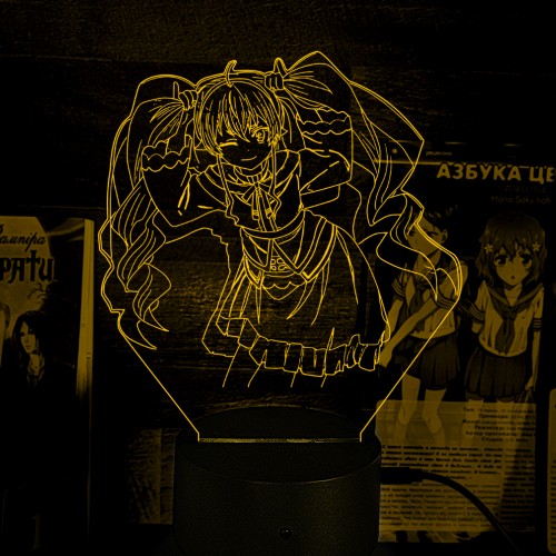 Акриловий 3D світильник-нічник Реінкарнація безробітного Еріс Бореас Грейрат