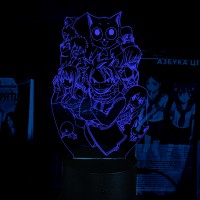 Акриловый 3D светильник-ночник Fairy Tail Хвост Феи