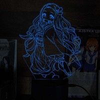 Акриловый 3D светильник-ночник Незуко Камадо 5