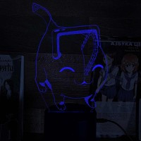 Акриловий 3D світильник-нічник Людина-бензопил (Chainsaw Man) 3 