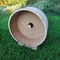 Колесо бігове на підшипниках на 400мм, ширина бігової доріжки колеса 150 мм для дегу або шиншиши