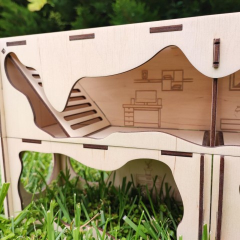 Тунель/лабіринт - верх - 430х100х100 і низ із двох частин по 215х100х100