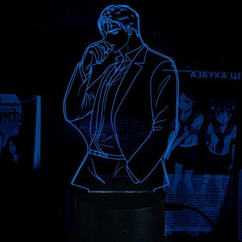 Акриловий 3D світильник-нічник Чонву Джин "Під зеленим світлом"