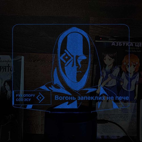 Акриловий 3D світильник-нічник Рух опору