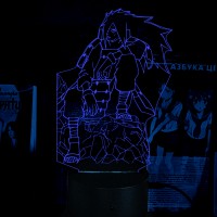 Акриловий 3D світильник-нічник Мадара Учіха 3 