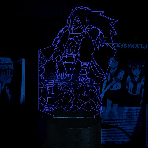 Акриловий 3D світильник-нічник Мадара Учіха 3 