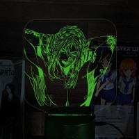 Акриловий 3D світильник-нічник Джотаро Куджо