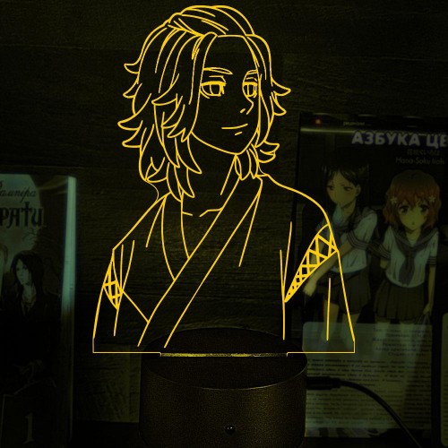 Акриловий 3D світильник-нічник Манджіро Сано Токійські Месники