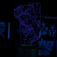 Акриловый 3D светильник-ночник Genshin Impact Чайльд Тарталья