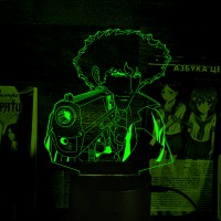 Акриловый 3D светильник-ночник Cowboy Bebop Ковбой Бибоп