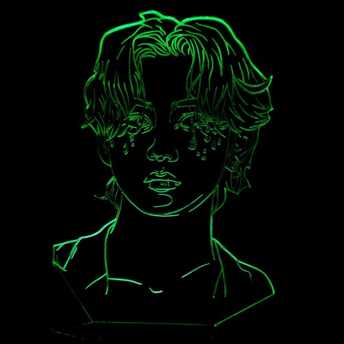 Акриловий 3D світильник-нічник Кім Те Хьон група BTS