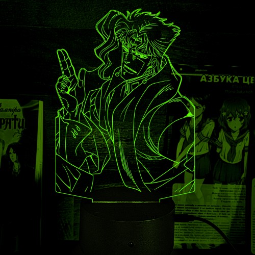 Акриловий 3D світильник-нічник JoJo's Bizarre Adventure Химерні пригоди ДжоДжо