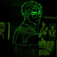 Акриловий 3D світильник-ночник Джинкс Ліга легенд 