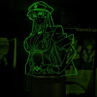 Акриловый 3D светильник-ночник Akame ga Kill! Убийца Акаме! Эсдес 