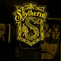 Акриловий 3D світильник-нічник Harry Potter Slytherin Слизерин