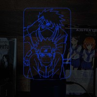 Акриловий 3D світильник-ночник Наруто 5