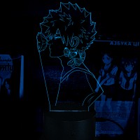 Акриловый 3D светильник-ночник Изуку Мидория Моя геройская академия