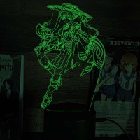 Акриловый 3D светильник-ночник Скарамучча