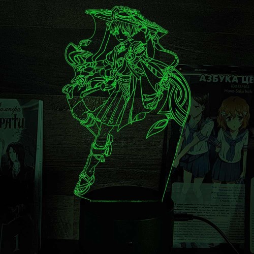 Акриловий 3D світильник-нічник Скарамучча