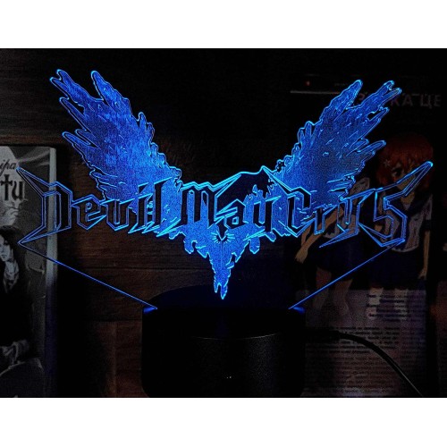 Акриловий 3D світильник-нічник Devil May Cry 2