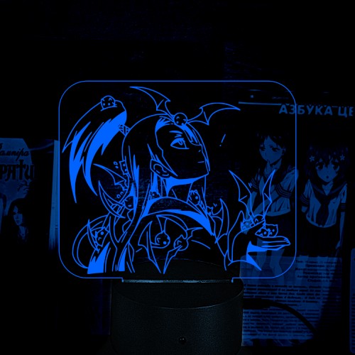 Акриловий 3D світильник-ночник Дейдара Наруто