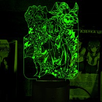Акриловый 3D светильник-ночник Чуя Накахара Великий из Бродячих Псов