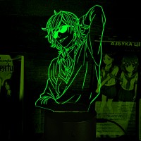 Акриловый 3D светильник-ночник Аято Юри Клуб Яричин