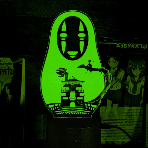 Акриловий 3D світильник-нічник Віднесені привидами Безликий