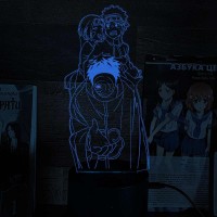 Акриловый 3D светильник-ночник Обито Учиха