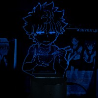 Акриловий 3D світильник-нічник Кіллуа Золдік Hunter × Hunter Хантер х Хантер