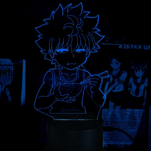 Акриловий 3D світильник-нічник Кіллуа Золдік Hunter × Hunter Хантер х Хантер