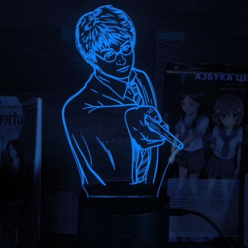 Акриловий 3D світильник-нічник Гаррі Поттер