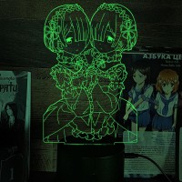 Акриловый 3D светильник-ночник Рем и Рам