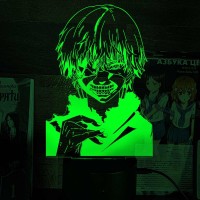 Акриловий 3D світильник-нічник Кен Канекі