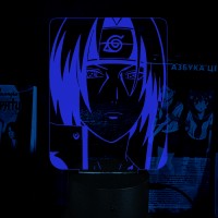 Акриловый 3D светильник-ночник Учиха Итачи 