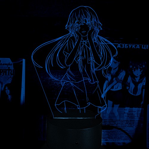 Акриловий 3D світильник-нічник Юно Ґасай  "Щоденник майбутнього"