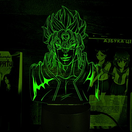Акриловый 3D светильник-ночник JoJo's Bizarre Adventure Невероятные приключения ДжоДжо