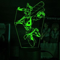 Акриловий 3D світильник-нічник Харлі Квінн 2